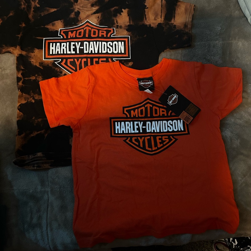 Harley-Davidson Kids Orange T-Shirt